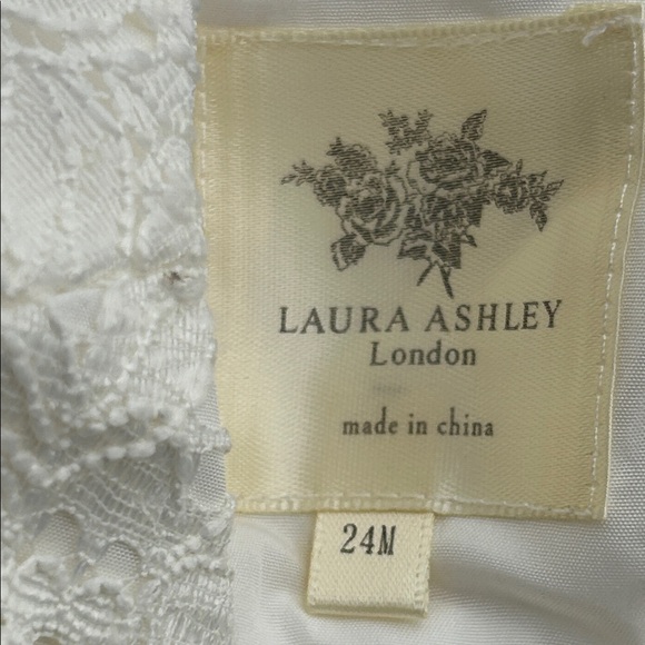 Laura Ashley Ivory Floral Lace Dress - Picture 6 of 13